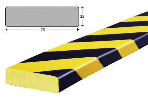 Elastyczny profil ostrzegawczo-ochronny KNUFFI typ S (1000 mm)